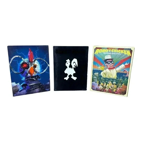 Robot Chicken DVD Series Set Seasons 1 2 3 LOT OF 3 SEASONS - Picture 1 of 13